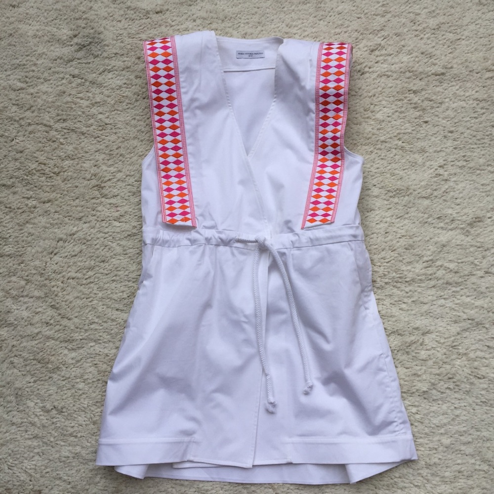 MVP White Sleeveless Dress